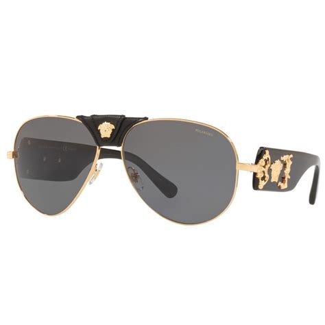 versace mens sunglasses ve2150 color blanco|Versace™ VE2150Q Aviator Sunglasses .